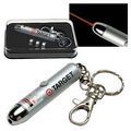 Laser Pointer Keychain w/ Satin Finish